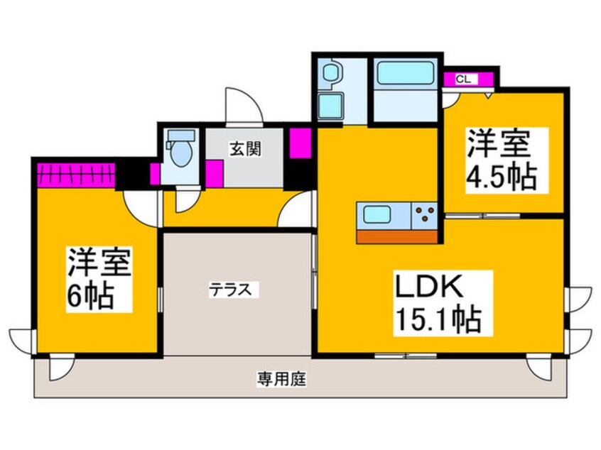 間取図 メゾン紬