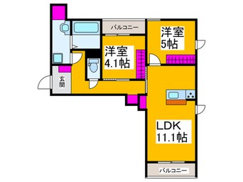 間取図 メゾン紬