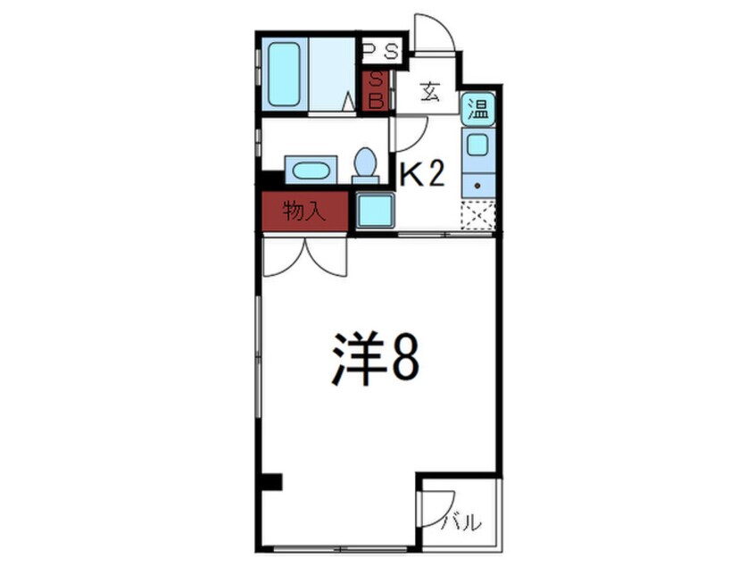 間取図 パークハウス磯上