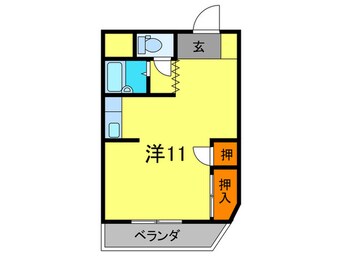 間取図 ハイネス門戸