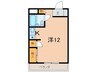 ハイネス門戸 1Rの間取り