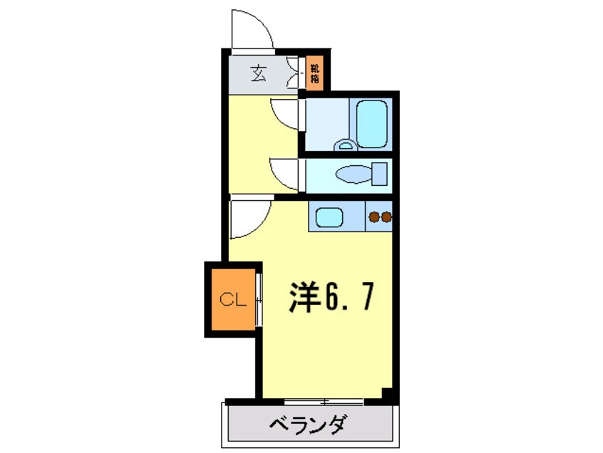 間取図 ハイネス門戸