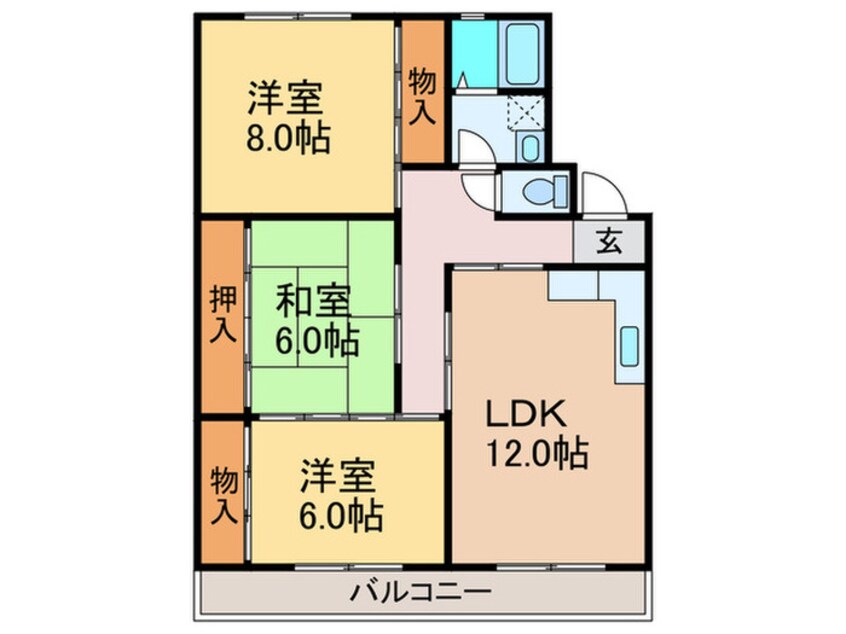 間取図 永村マンション