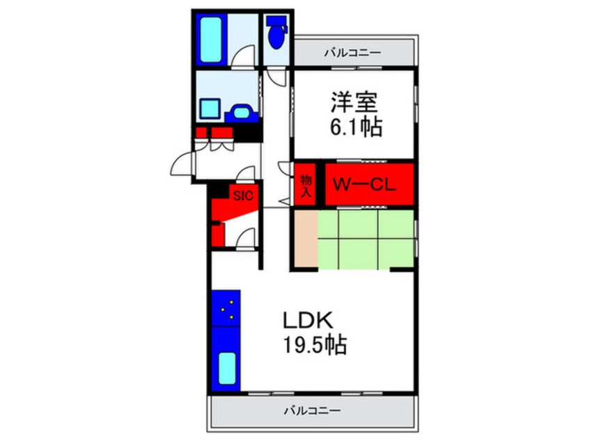 間取図 BONRAVIN　Toyonaka　premier