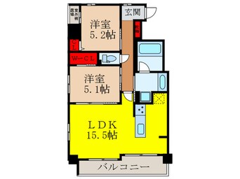 間取図 スプランディッド池田呉服町