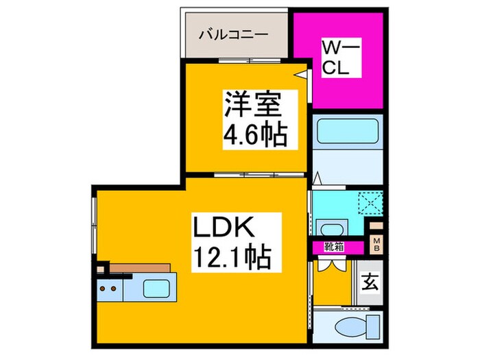 間取り図 Ａｌｉｖｉｏ堺高松