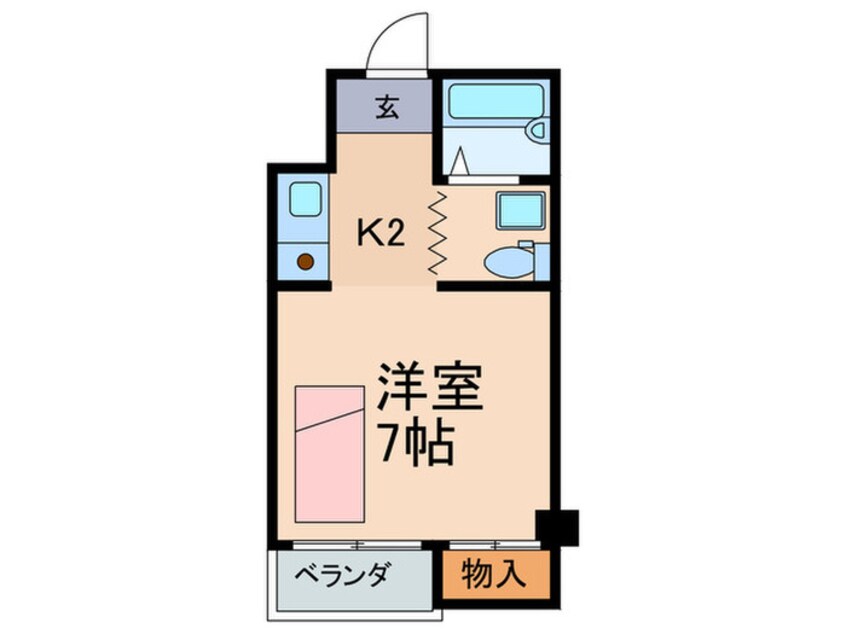 間取図 ハイツ高樋１
