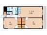 ２０ＨＯＵＳＥ 2LDKの間取り