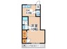 草薙ビル 1DKの間取り