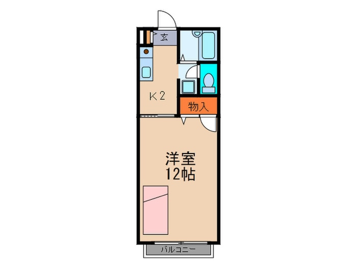 間取り図 ハイツ高樋５