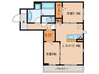 間取図 ヴィア・ラッテア