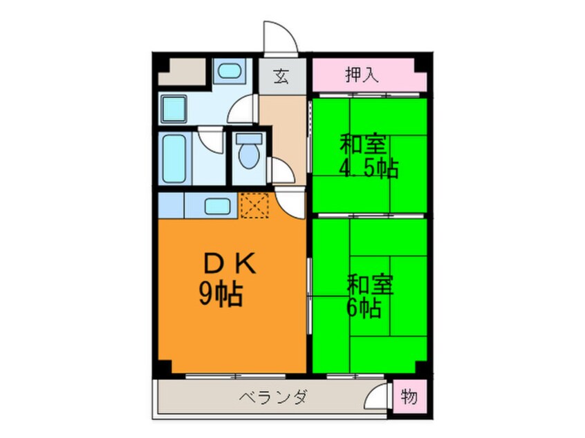 間取図 タルミハイツ