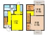 コンフォ－ル山坂Ａ棟 2LDKの間取り