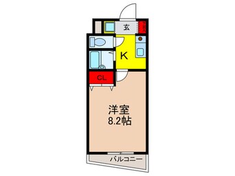 間取図 グランディ－ルⅧ