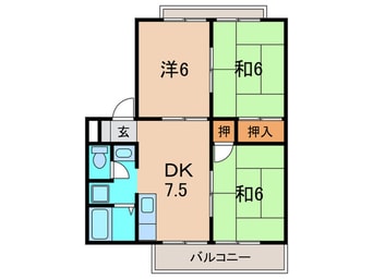 間取図 池尻ハイツＢ棟
