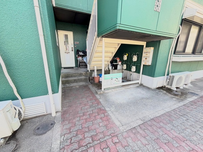 エントランス部分 池尻ハイツＢ棟