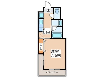 間取図 ＢＯＮＪＯＵＲｱﾏﾃﾞｳｽ