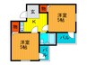 アメニティ－新高1番館 2Kの間取り