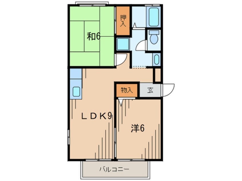 間取図 池尻ハイツＡ棟