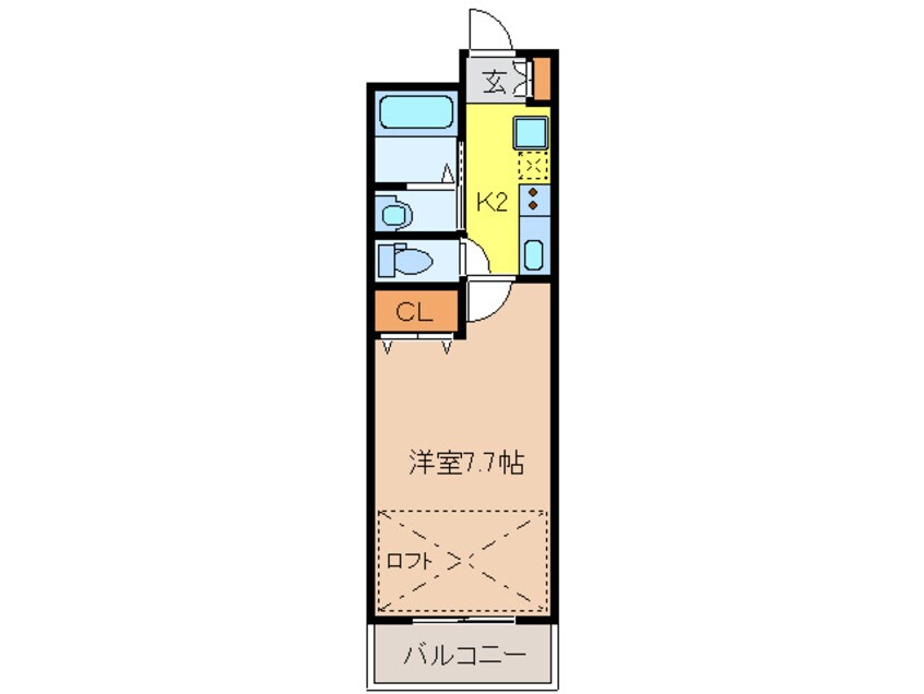 間取図 ハッピ－ハウス川西