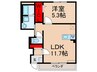 グランステージ 1LDKの間取り