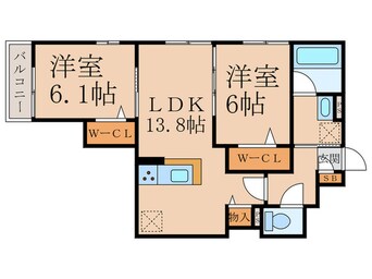 間取図 ハイダウェイ両替町