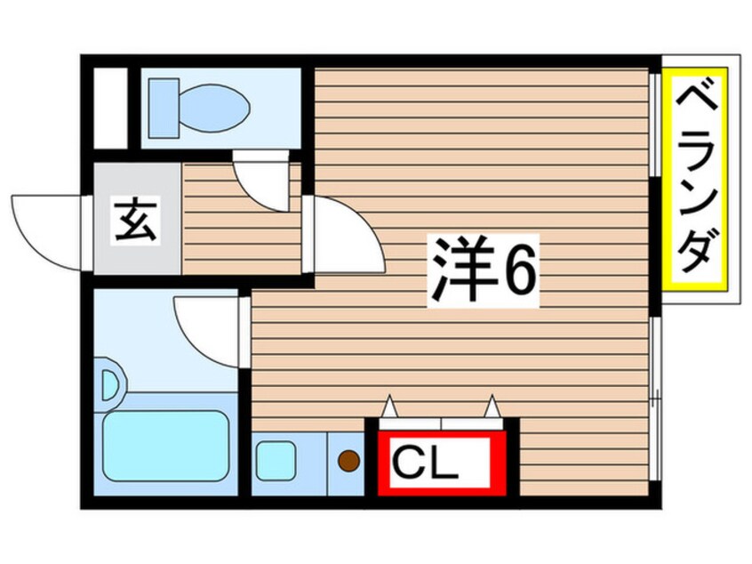 間取図 ベルトピア立花Ⅲ