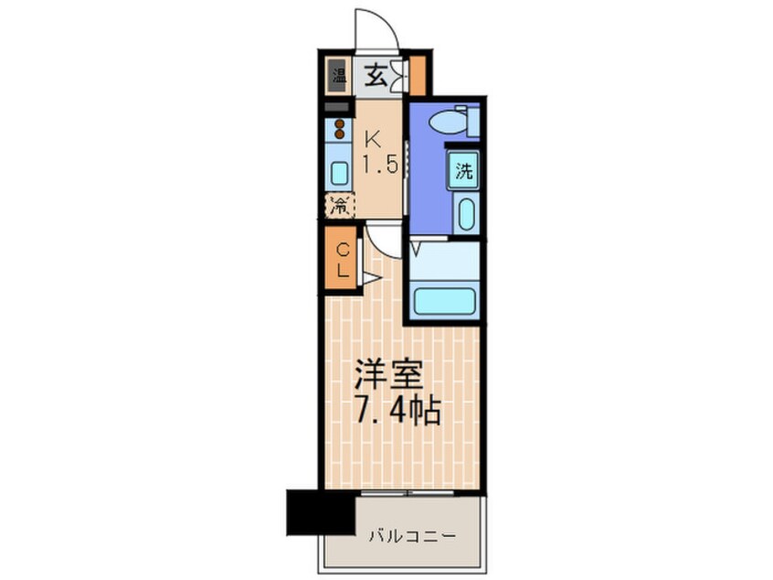間取図 インベスト塚口Ｓ－ＦＲＯＮＴ