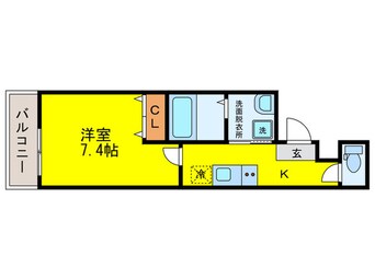 間取図 フジパレス針中野Ⅱ番館