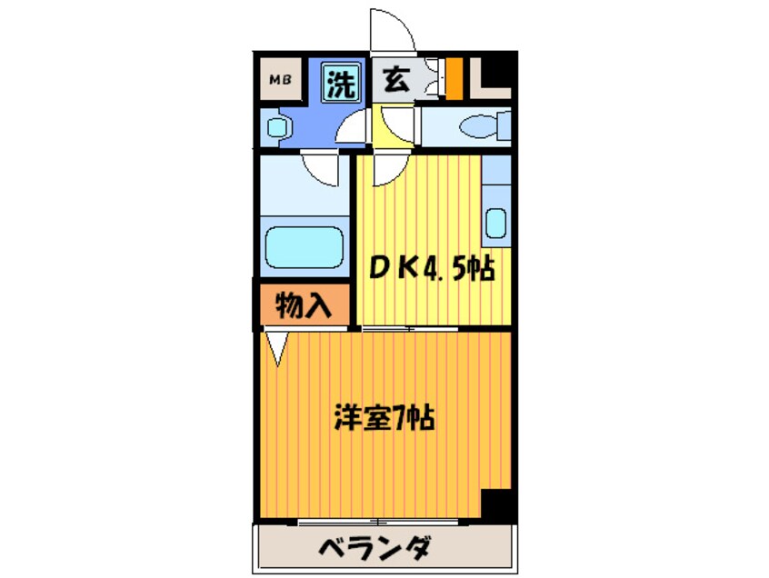 間取図 ウォンテ