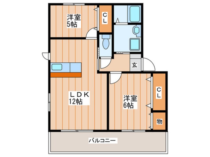 間取図 メゾンホワイトⅠ