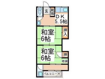 間取図 メゾン　グラ－モラ