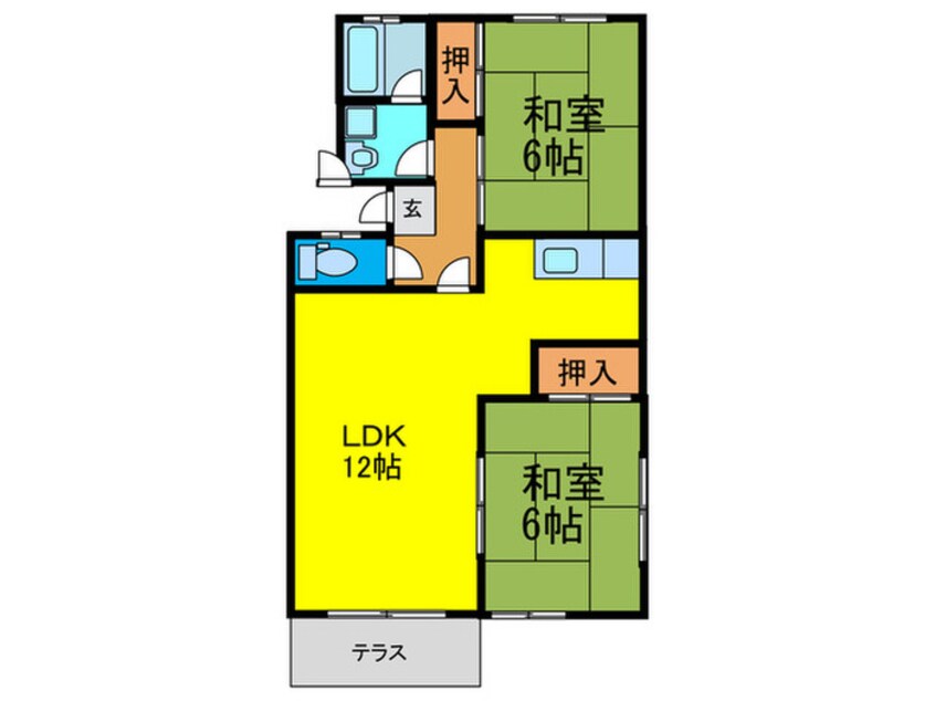 間取図 清風ハイツ