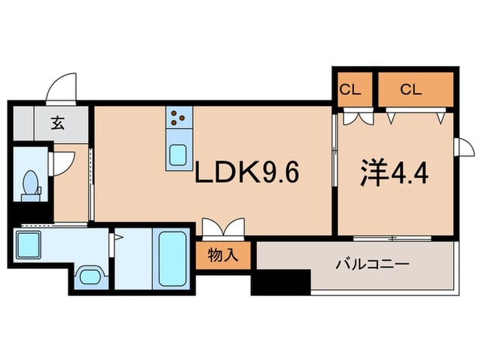 間取り図 仮）西宮市高木東町ﾍｰﾍﾞﾙﾒｿﾞﾝ