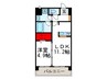 アグレア－ブル 1LDKの間取り