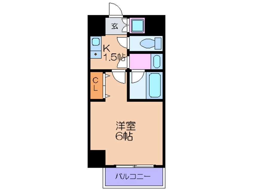 間取図 ファ－ストコ－ト西梅田