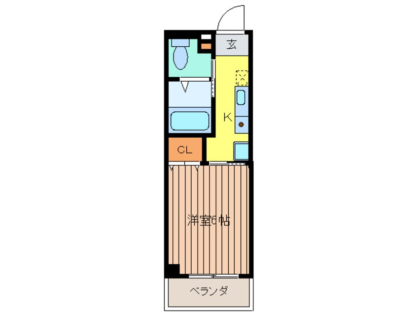 間取図 ＩＮＩＺＩＯ上六