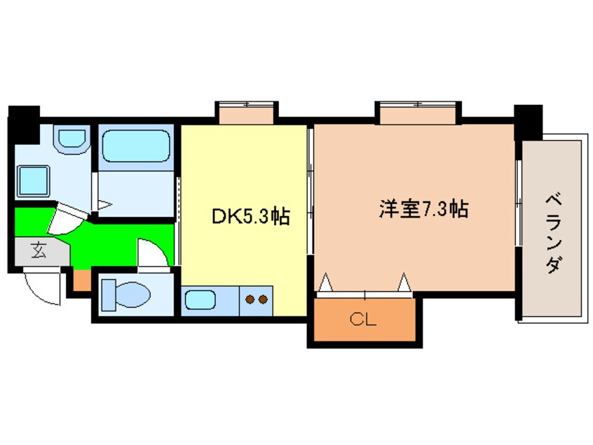 間取図 プリエ－ル石津