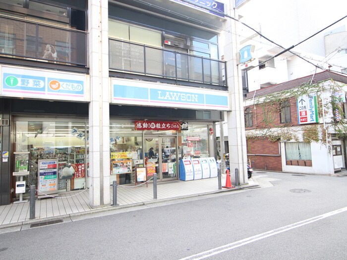 ローソン 甲東園駅前店(コンビニ)まで40m モンシャンブル