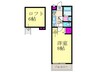 ロフティ芦山寺 1Kの間取り