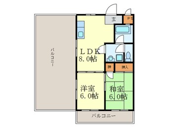 間取図 中土マンション