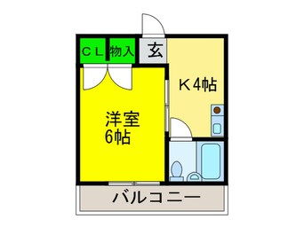 間取図 エ－スハイツ