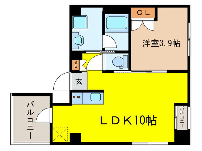 間取り図 SDグランツ神戸西元町