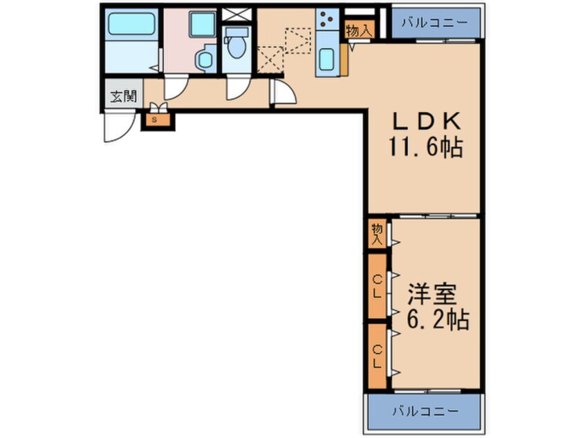 間取図 グラン　ビシュ