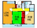 リヴェ－ル深野の間取図