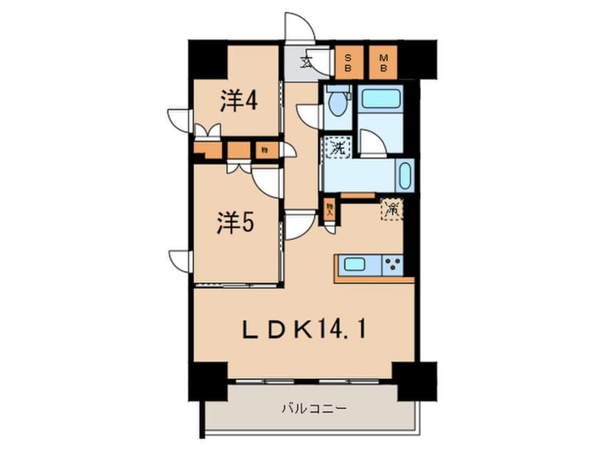 間取図 ブランシエスタ西宮