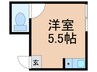 エルシャンテ 1Rの間取り