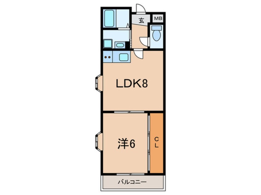 間取図 エスポワ－ル六甲