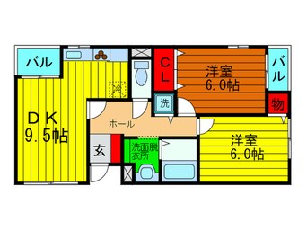 間取図 メ－プルフォレスト