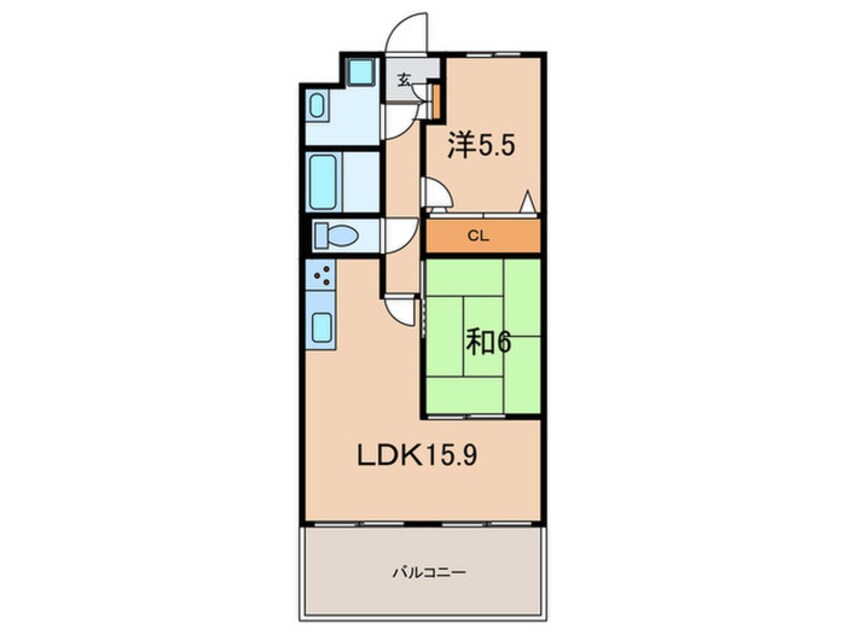 間取図 メインステージ甲子園一番町